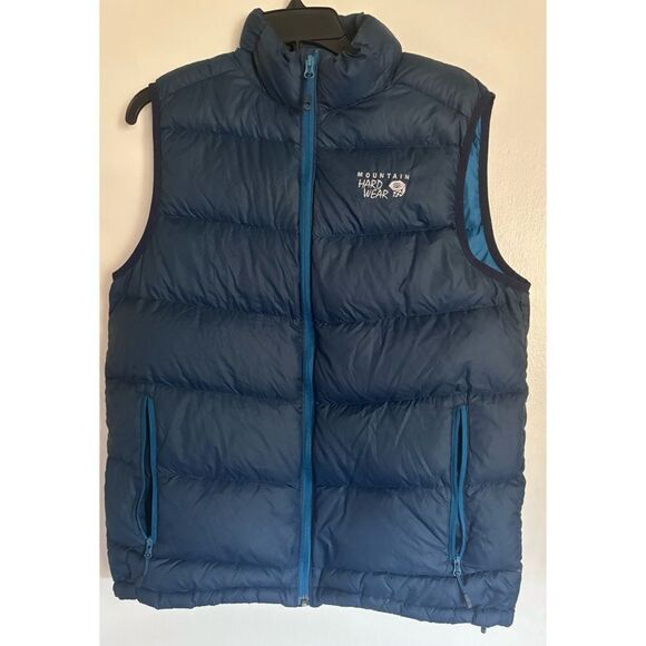MOUNTAIN HARDWEAR RATIO DOWN MOUNTAIN PUFFY VEST in Deep turquoise Size M - Picture 3 of 8